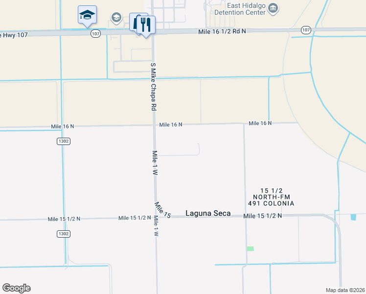 map of restaurants, bars, coffee shops, grocery stores, and more near 4887 Mile 16 North in Monte Alto