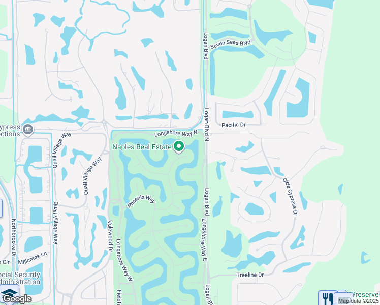 map of restaurants, bars, coffee shops, grocery stores, and more near 11831 Night Heron Drive in Naples