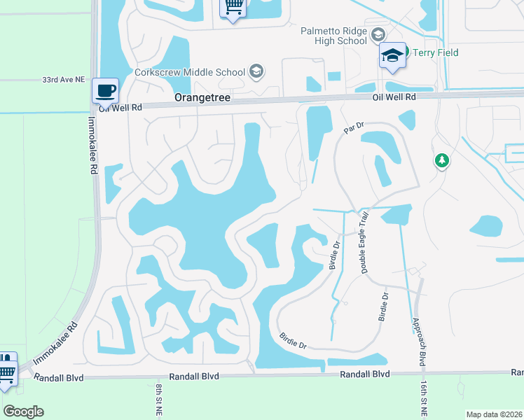 map of restaurants, bars, coffee shops, grocery stores, and more near 2042 Grove Drive in Naples
