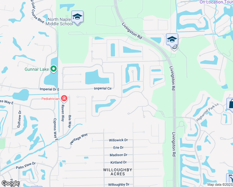 map of restaurants, bars, coffee shops, grocery stores, and more near 15881 Delasol Lane in Naples