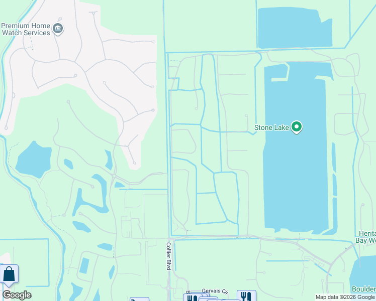 map of restaurants, bars, coffee shops, grocery stores, and more near 9684 Cobalt Cove Circle in Naples