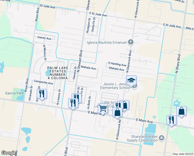 map of restaurants, bars, coffee shops, grocery stores, and more near 2723 Filmore Avenue in Alton