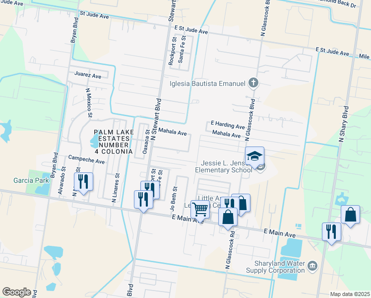 map of restaurants, bars, coffee shops, grocery stores, and more near 2723 Filmore Avenue in Alton