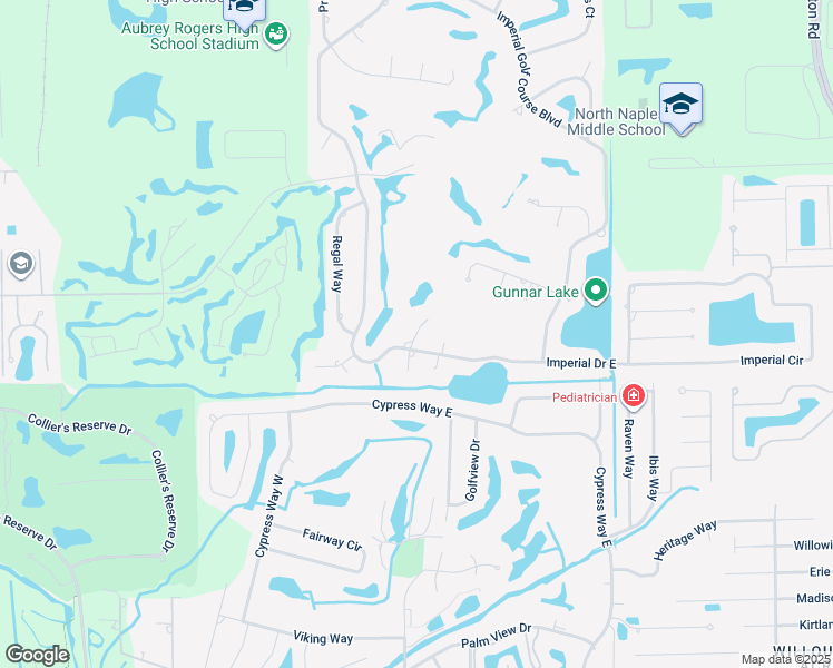 map of restaurants, bars, coffee shops, grocery stores, and more near 2207 Majestic Court North in Naples