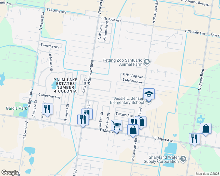 map of restaurants, bars, coffee shops, grocery stores, and more near 2723 Filmore Avenue in Alton
