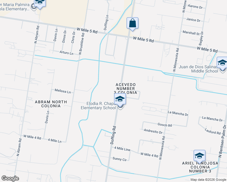 map of restaurants, bars, coffee shops, grocery stores, and more near 5902 Doffing Road in Mission