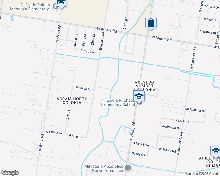 map of restaurants, bars, coffee shops, grocery stores, and more near 5901 Thicket Lane in Mission