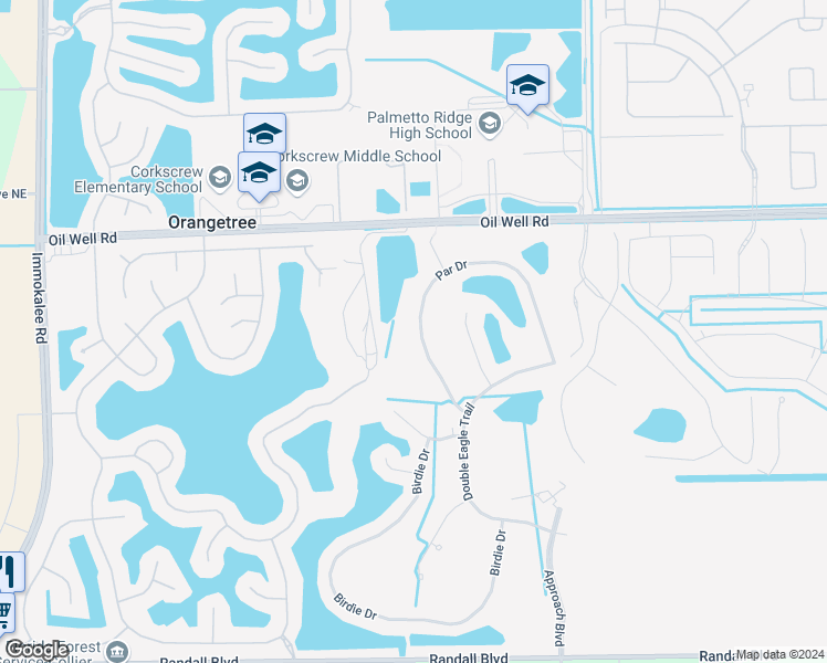 map of restaurants, bars, coffee shops, grocery stores, and more near 1942 Par Drive in Naples