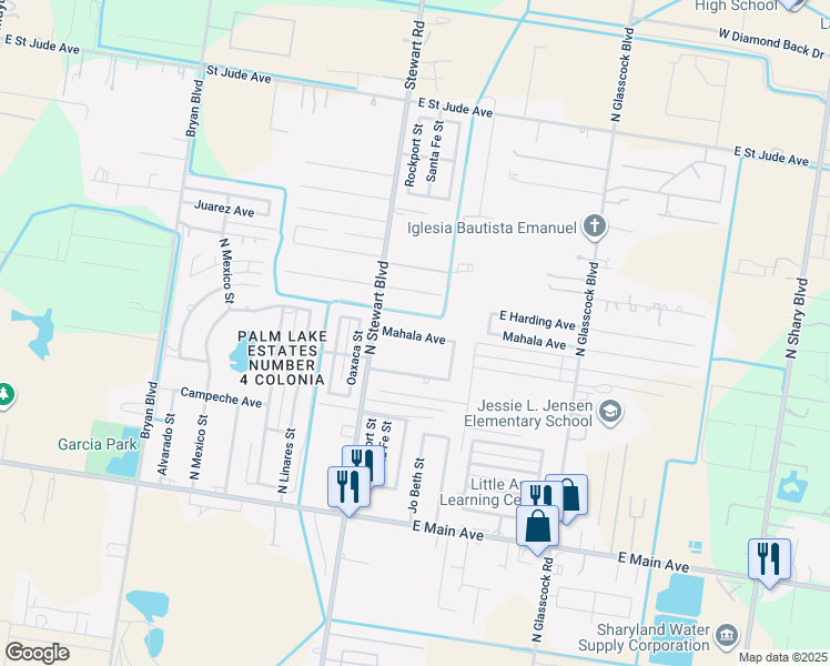 map of restaurants, bars, coffee shops, grocery stores, and more near 2603 Mahala Avenue in Alton