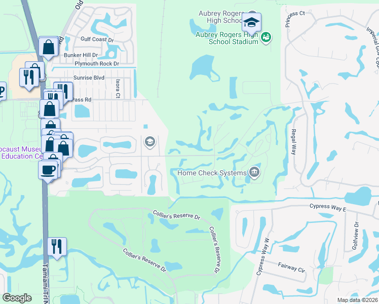 map of restaurants, bars, coffee shops, grocery stores, and more near in Naples