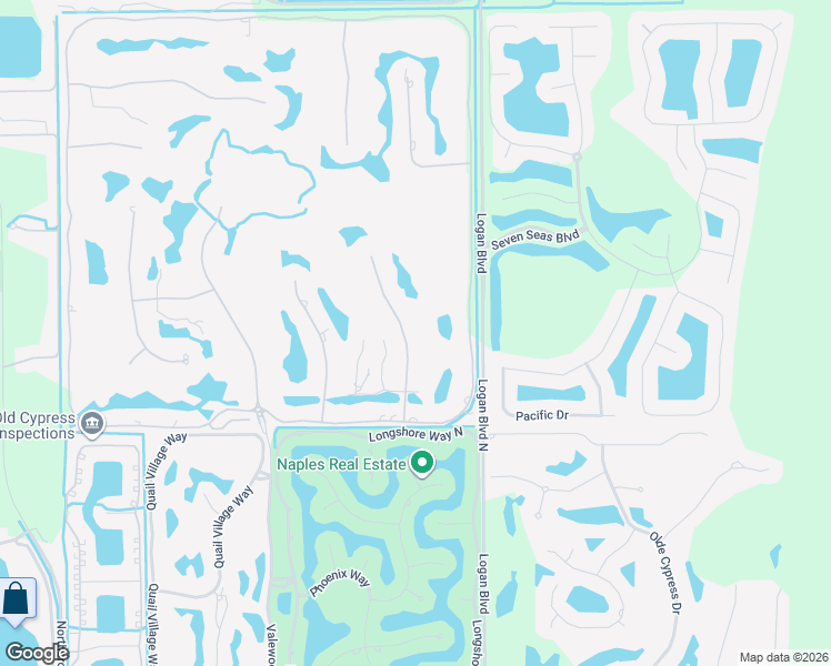 map of restaurants, bars, coffee shops, grocery stores, and more near 12902 Bald Cypress Lane in Naples