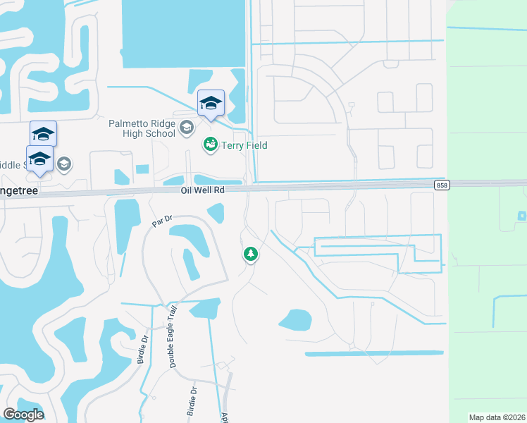 map of restaurants, bars, coffee shops, grocery stores, and more near 1950 Oil Well Road in Naples