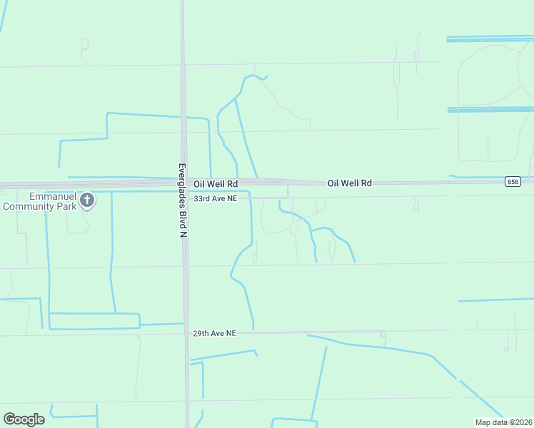 map of restaurants, bars, coffee shops, grocery stores, and more near 3340 33rd Avenue Northeast in Naples