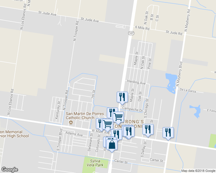 map of restaurants, bars, coffee shops, grocery stores, and more near 715 North Alton Boulevard in Alton