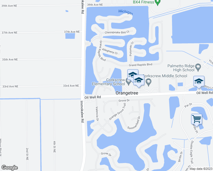 map of restaurants, bars, coffee shops, grocery stores, and more near 713 Indian Creek Court in Naples