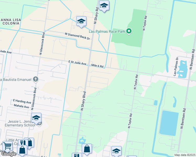 map of restaurants, bars, coffee shops, grocery stores, and more near 2713 West 6th Street in Mission