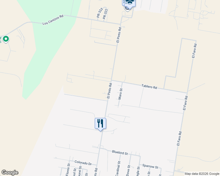 map of restaurants, bars, coffee shops, grocery stores, and more near 1120 El Pinto Road in Sullivan City