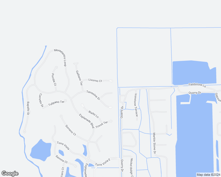 map of restaurants, bars, coffee shops, grocery stores, and more near 15376 Collier Boulevard in Naples