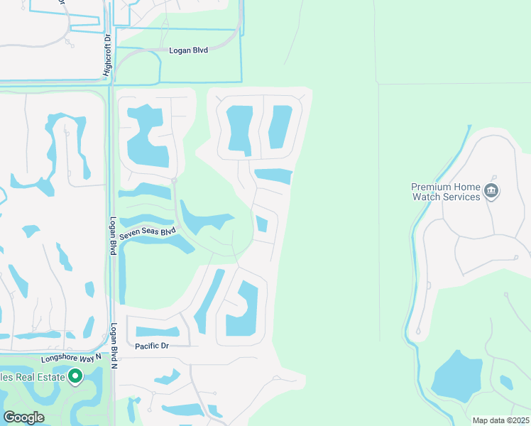 map of restaurants, bars, coffee shops, grocery stores, and more near 3326 Baltic Drive in Naples