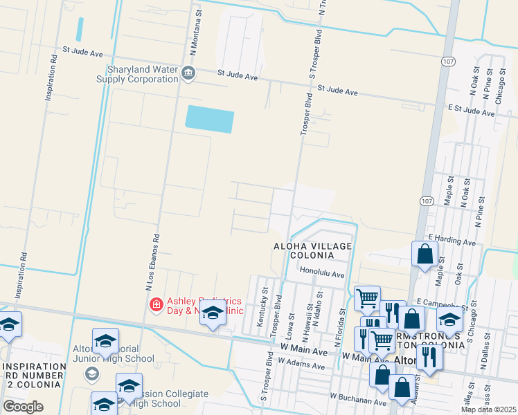 map of restaurants, bars, coffee shops, grocery stores, and more near 901 North Trosper Road in Alton