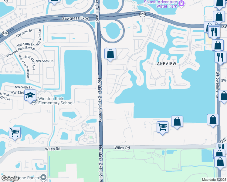 map of restaurants, bars, coffee shops, grocery stores, and more near 4736 Southwest 14th Court in Deerfield Beach