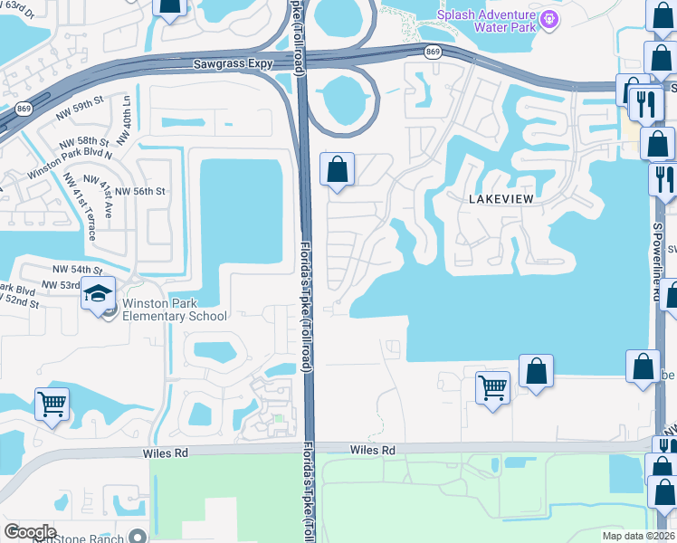 map of restaurants, bars, coffee shops, grocery stores, and more near 4760 Southwest 14th Court in Deerfield Beach