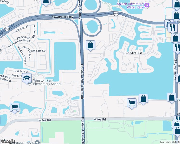 map of restaurants, bars, coffee shops, grocery stores, and more near 4736 Southwest 14th Court in Deerfield Beach