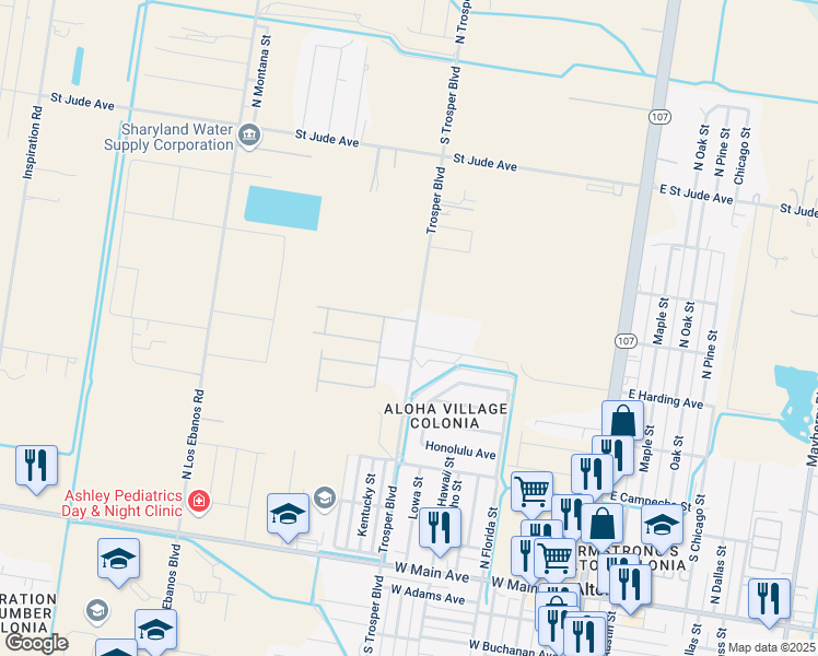 map of restaurants, bars, coffee shops, grocery stores, and more near 1004 North Trosper Road in Alton