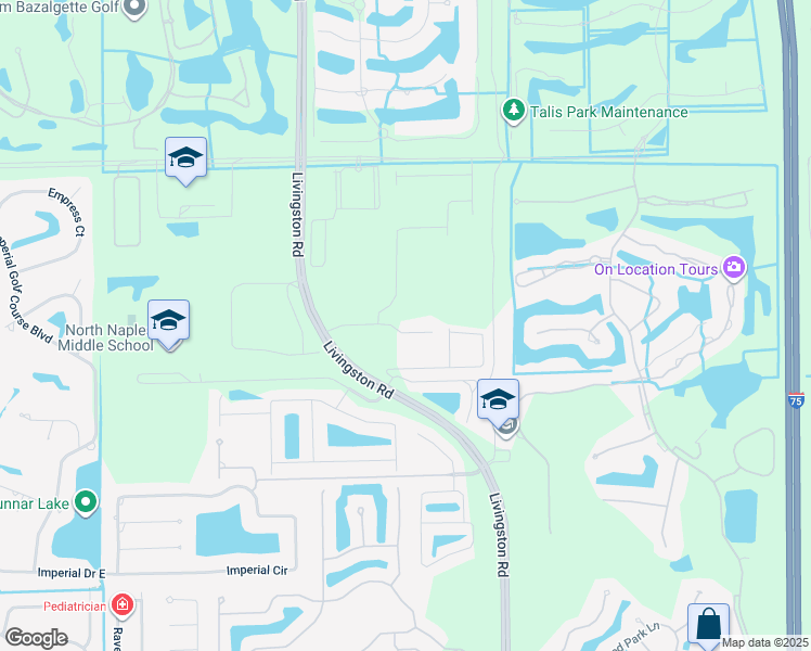 map of restaurants, bars, coffee shops, grocery stores, and more near 16269 Aberdeen Avenue in Naples
