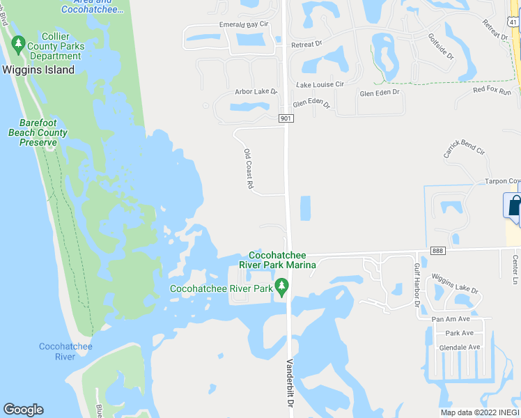 map of restaurants, bars, coffee shops, grocery stores, and more near 13675 Vanderbilt Drive in Naples