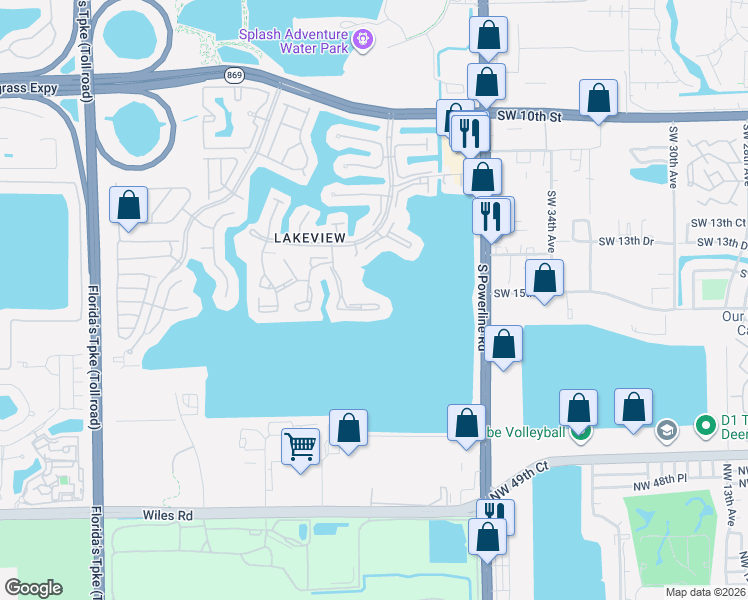 map of restaurants, bars, coffee shops, grocery stores, and more near 1001 Republic Court in Deerfield Beach