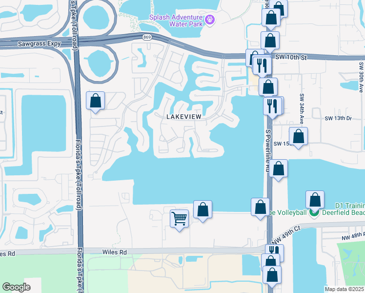 map of restaurants, bars, coffee shops, grocery stores, and more near 1102 Congressional Way in Deerfield Beach