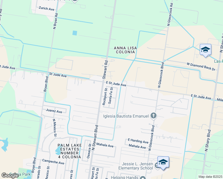 map of restaurants, bars, coffee shops, grocery stores, and more near 2901 Santa Fe Street in Mission