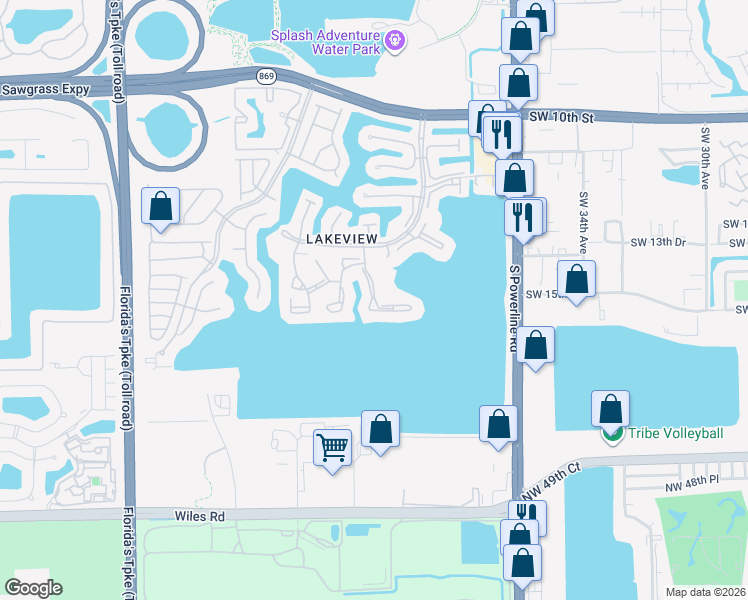map of restaurants, bars, coffee shops, grocery stores, and more near 808 Republic Court in Deerfield Beach