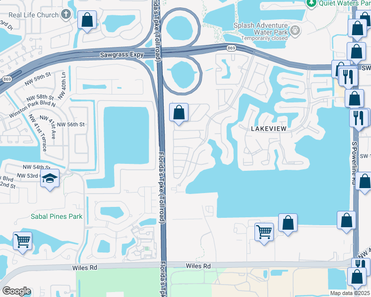 map of restaurants, bars, coffee shops, grocery stores, and more near 4730 Southwest 13th Court in Deerfield Beach