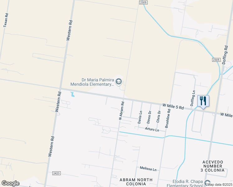 map of restaurants, bars, coffee shops, grocery stores, and more near 6932 West Mile 5 Road in Mission