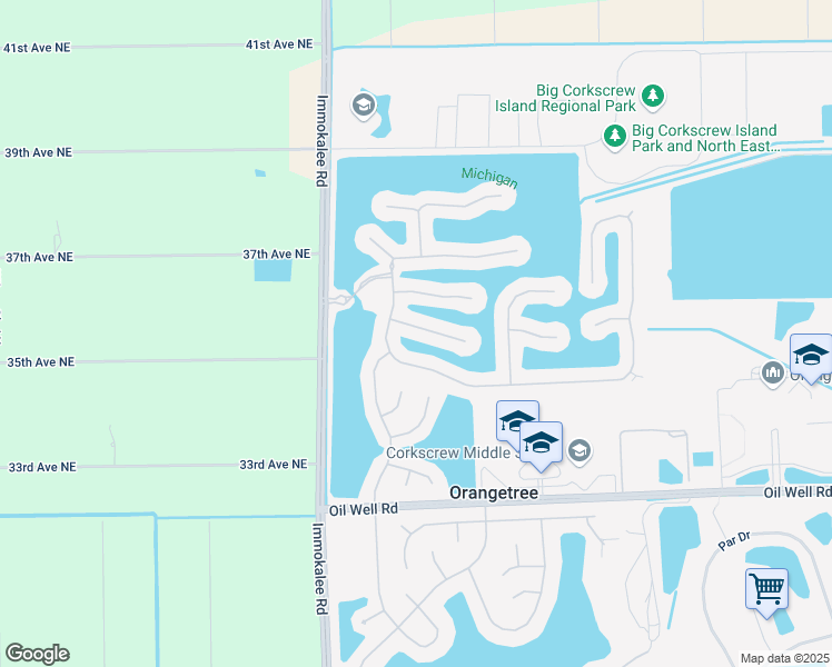 map of restaurants, bars, coffee shops, grocery stores, and more near 3422 Allegheny Court in Naples