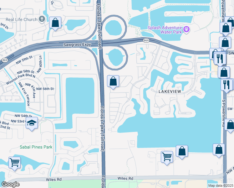 map of restaurants, bars, coffee shops, grocery stores, and more near 4710 Southwest 12th Place in Deerfield Beach