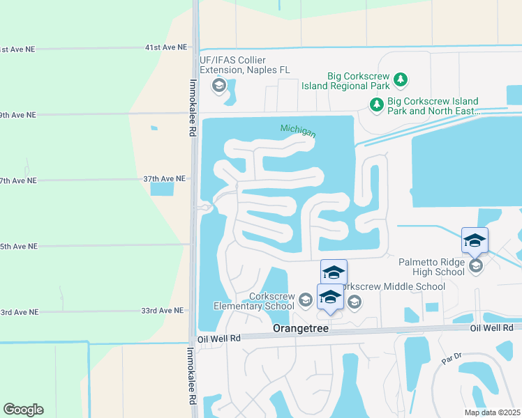 map of restaurants, bars, coffee shops, grocery stores, and more near 3490 Ocean Bluff Court in Naples