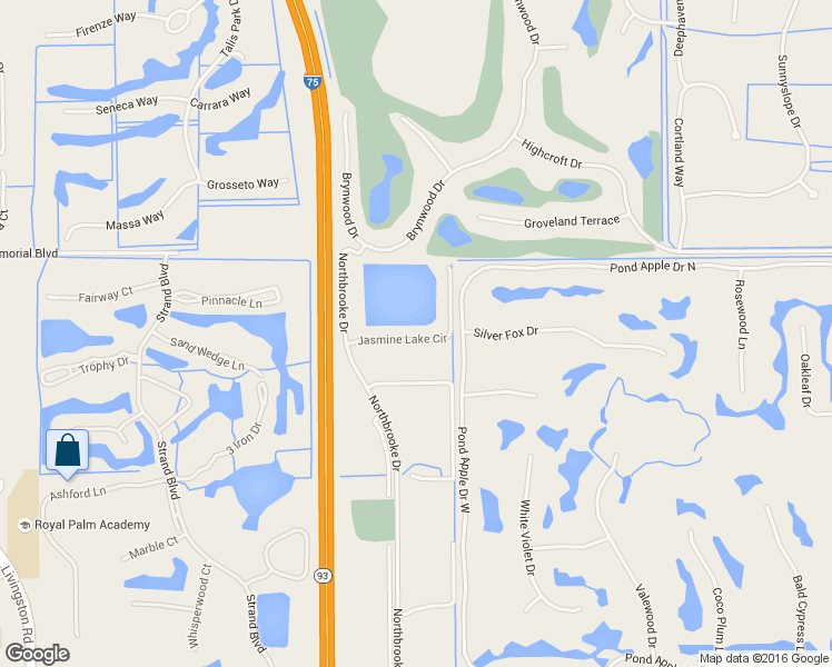 map of restaurants, bars, coffee shops, grocery stores, and more near 3932 Jasmine Lake Circle in Naples