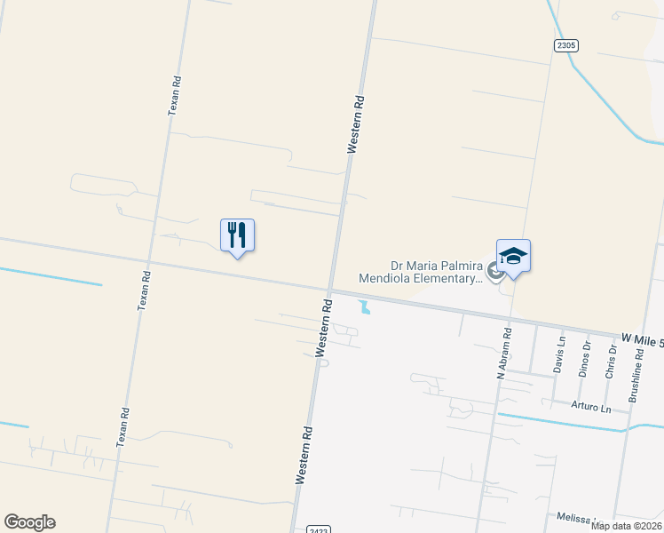 map of restaurants, bars, coffee shops, grocery stores, and more near 6375 Western Road in Mission