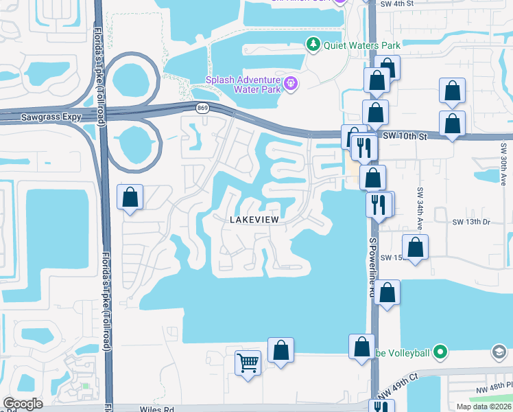 map of restaurants, bars, coffee shops, grocery stores, and more near 71 Centennial Court in Deerfield Beach