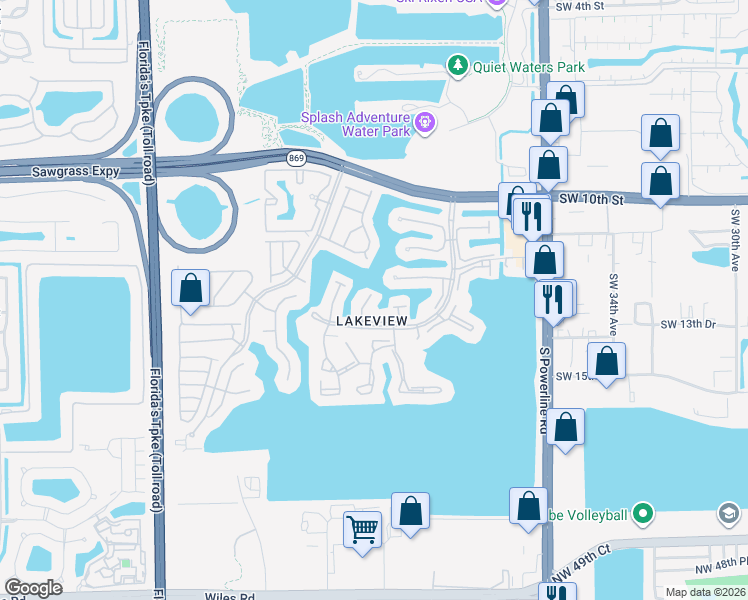 map of restaurants, bars, coffee shops, grocery stores, and more near 71 Centennial Court in Deerfield Beach