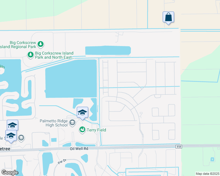 map of restaurants, bars, coffee shops, grocery stores, and more near 2680 Blossom Way in Naples