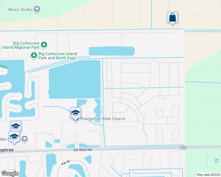 map of restaurants, bars, coffee shops, grocery stores, and more near 2679 Blossom Way in Naples