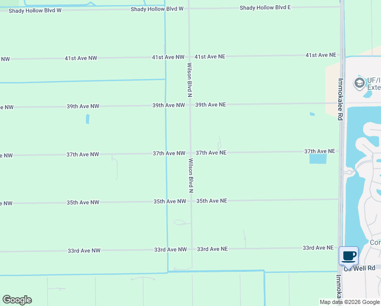 map of restaurants, bars, coffee shops, grocery stores, and more near 3671 Wilson Boulevard North in Naples