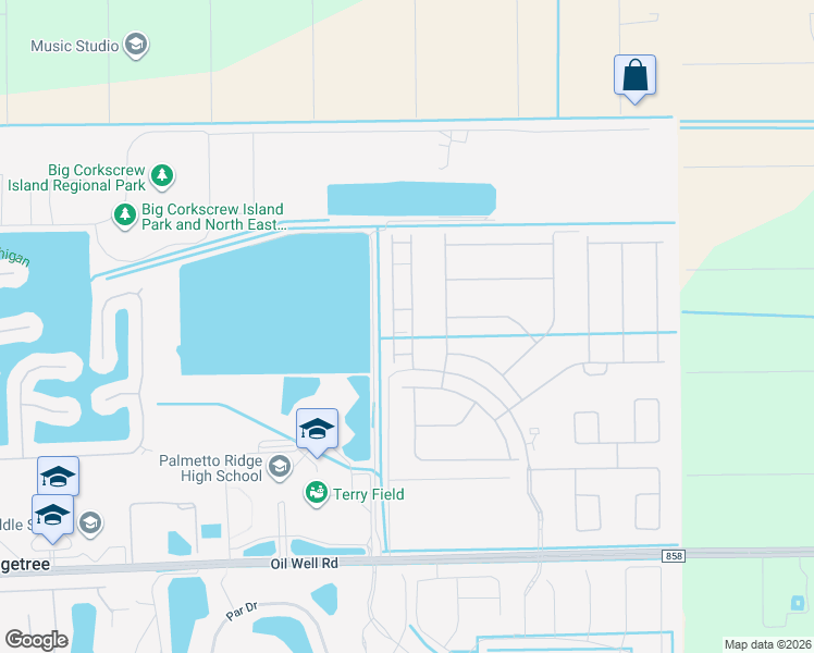 map of restaurants, bars, coffee shops, grocery stores, and more near 2679 Blossom Way in Naples