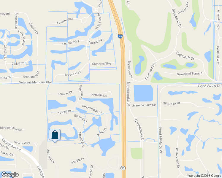 map of restaurants, bars, coffee shops, grocery stores, and more near 7000 Pinnacle Lane in Naples