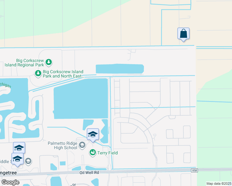 map of restaurants, bars, coffee shops, grocery stores, and more near 2760 Blossom Way in Naples