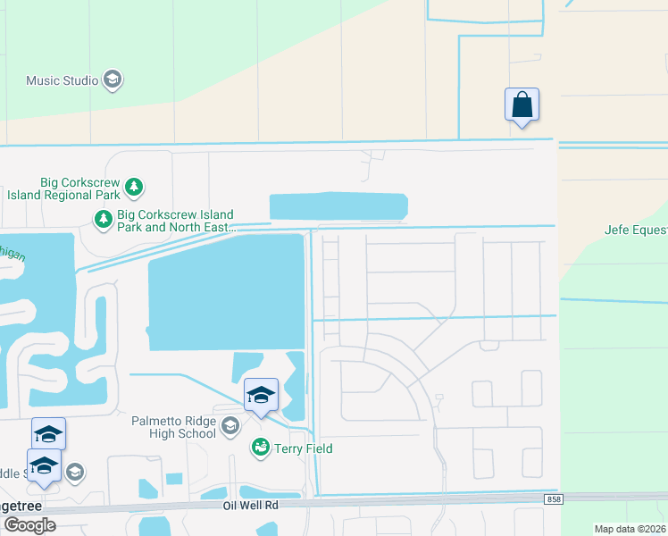 map of restaurants, bars, coffee shops, grocery stores, and more near 2760 Blossom Way in Naples